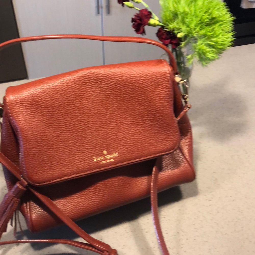 Kate spade brown tassel